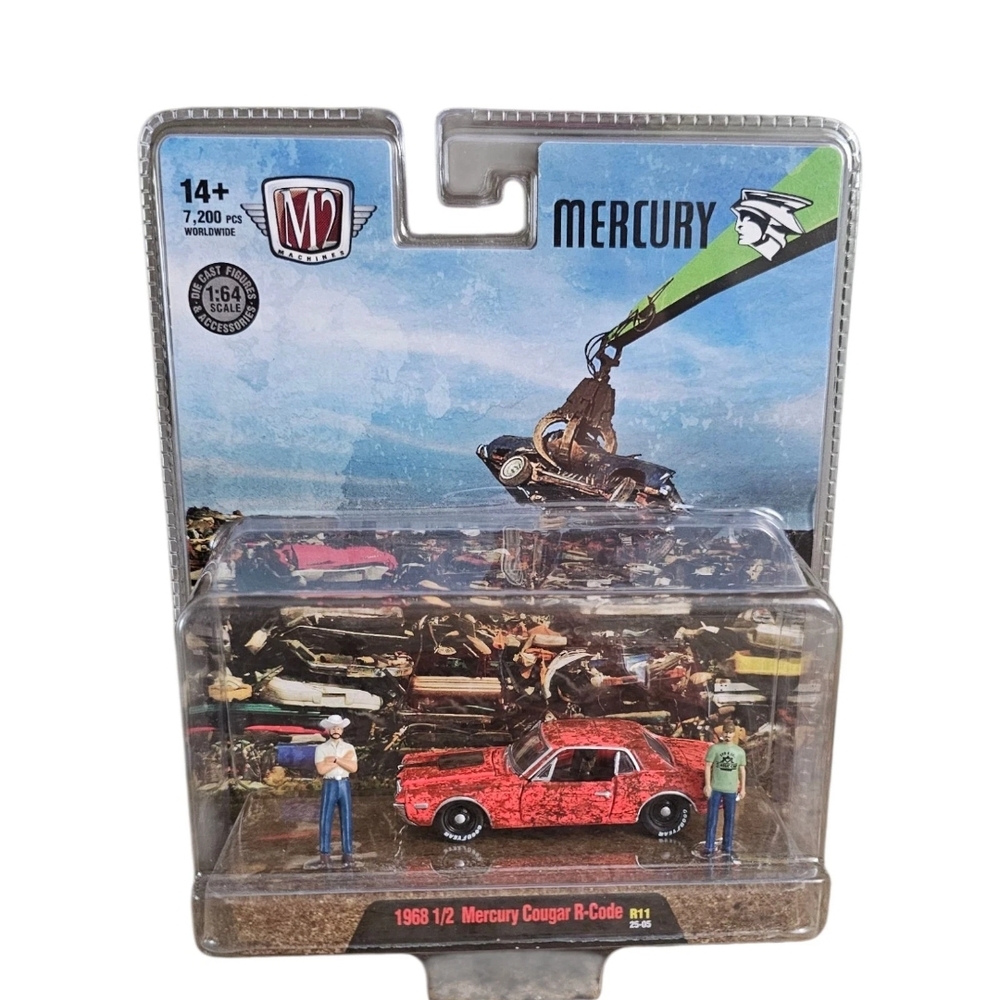 2025 M2 Machines Diorama ~1968 Mercury Cougar R-Code Model 1/64 Scale R11